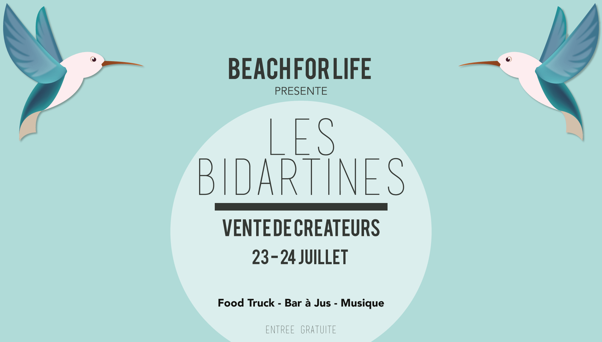 Ce weekend, direction Les Bidartines ! 23-24 Juillet 2016